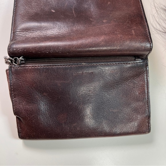 FOSSIL BI-FOLD VINTAGE WALLET. ID Slot + 4 card slots. 5 slip pockets. 2zipper - Picture 2 of 6